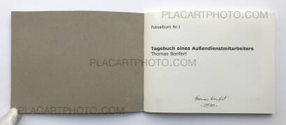 Thomas Bonfert,Tagebuch eines Aussendienstmitarbeiters/ Diary of a Field worker (ONLY 100 COPIES)