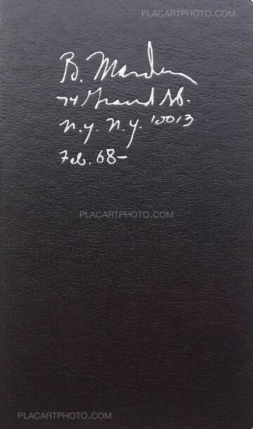 Brice Marden,Notebook Feb. 1968- (sealed copy) Brice Marden,Notebook Feb. 1968- (sealed copy)