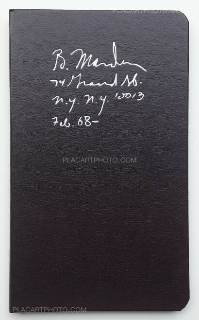 Brice Marden,Notebook Feb. 1968- (sealed copy) Brice Marden,Notebook Feb. 1968- (sealed copy)