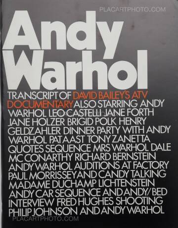David Bailey,Andy Warhol (transcript of David Bailey's ATV documentary) David Bailey,Andy Warhol (transcript of David Bailey's ATV documentary)