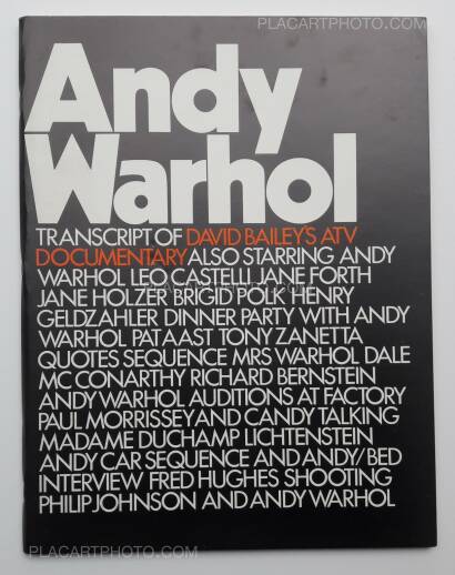 David Bailey,Andy Warhol (transcript of David Bailey's ATV documentary) David Bailey,Andy Warhol (transcript of David Bailey's ATV documentary)