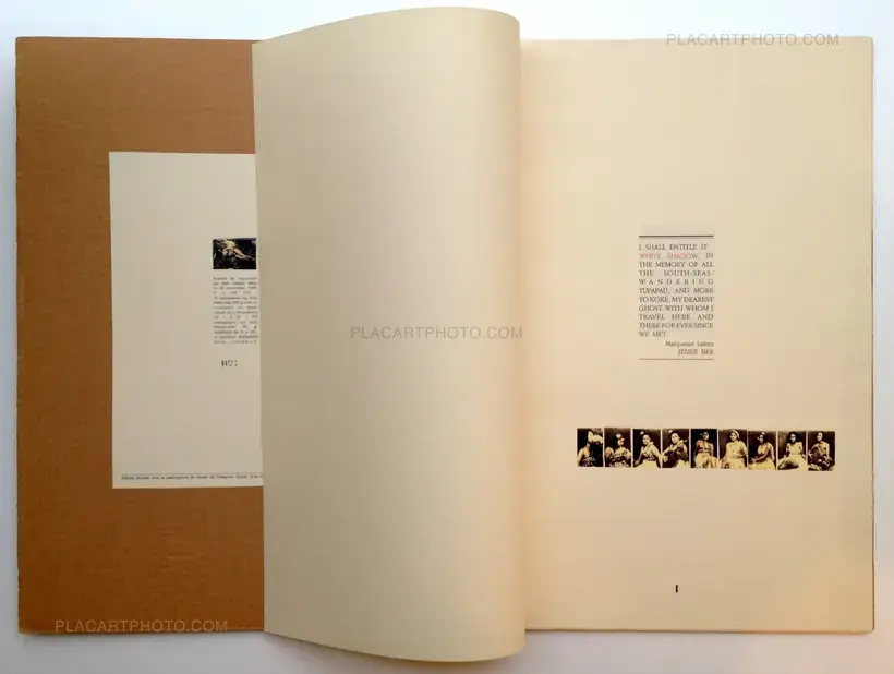 Jean Charles Blanc – White Shadow. 84 photographs by Jessie Bee (Signed)