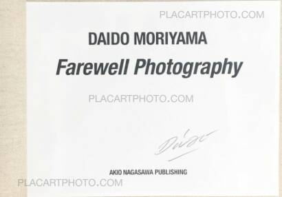 Daido Moriyama,Farewell photography (signed) Daido Moriyama,Farewell photography (signed)