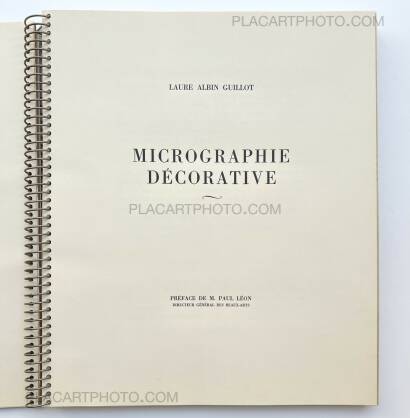 Laure Albin Guillot,MICROGRAPHIE DÉCORATIVE Laure Albin Guillot,MICROGRAPHIE DÉCORATIVE