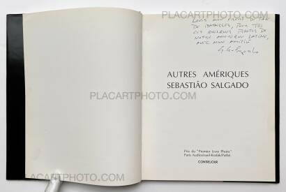 Sebastiao Salgado,AUTRES AMERIQUES (ASSOCIATION COPY) Sebastiao Salgado,AUTRES AMERIQUES (ASSOCIATION COPY)