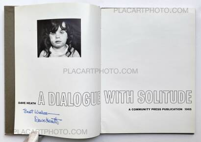 Dave Heath,A DIALOGUE WITH SOLITUDE (SIGNED) Dave Heath,A DIALOGUE WITH SOLITUDE (SIGNED)