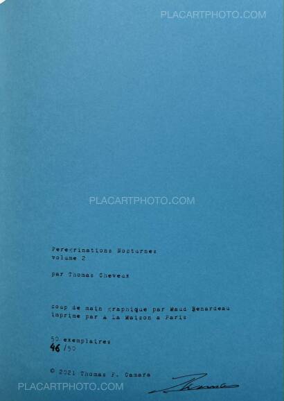 Thomas Cheveux,Pérégrinations Nocturnes vols 1, 2 & 3 (Signed edt of 50) Thomas Cheveux,Pérégrinations Nocturnes vols 1, 2 & 3 (Signed edt of 50)