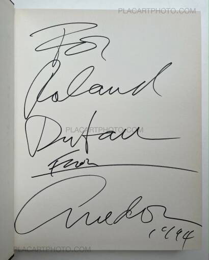 Richard Avedon,An Autobiography (SIGNED AND DEDICATED to a famous printer)