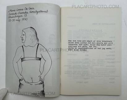 Marie-Louise De Geer,Zines: As time goes by time goes by and never comes back again, Svensk-Franska Konstgalleriet