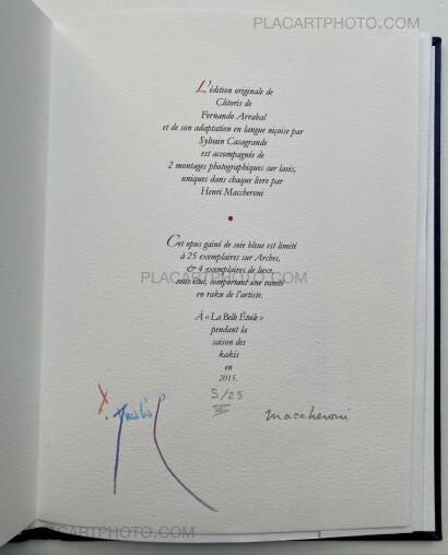 Henri Maccheroni,Clitoris (Edt of 25) Henri Maccheroni,Clitoris (Edt of 25)