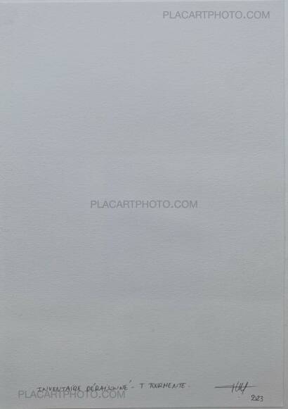 Thibault Tourmente,INVENTAIRE ALPHA (SIGNED AND NUMBERED WITH AN ORIGINAL PLATE) Thibault Tourmente,INVENTAIRE ALPHA (SIGNED AND NUMBERED WITH AN ORIGINAL PLATE)