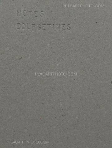 Sandrine Marc,NOTES BOURGEDINES (SIGNED, Artist's edition) Sandrine Marc,NOTES BOURGEDINES (SIGNED, Artist's edition)