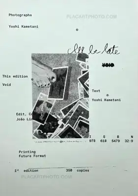 Yoshi Kametani – I’ll Be Late (Signed copy)
