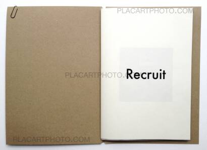 Hiroshi Okamoto,Recruit (Handmade book ltd edt 147 copies signed) Hiroshi Okamoto,Recruit (Handmade book ltd edt 147 copies signed)