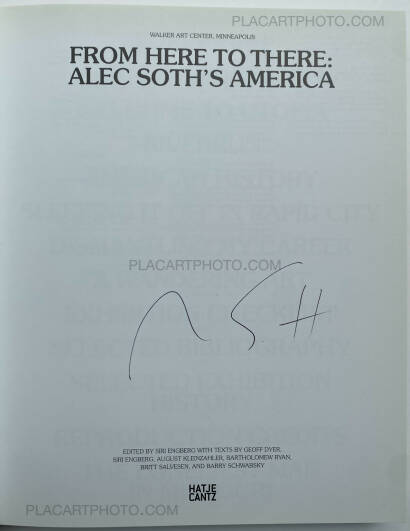 Alec Soth,FROM THERE TO THERE: ALEC SOTH'S AMERICA (Signed) 