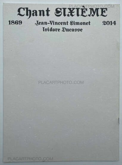 Jean-Vincent Simonet,Les Chants de Maldoror (Complete set of 6 booklets) Jean-Vincent Simonet,Les Chants de Maldoror (Complete set of 6 booklets)