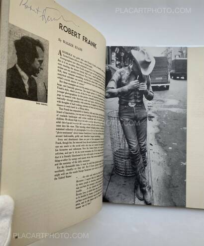 Robert Frank,U.S CAMERA (SIGNED)