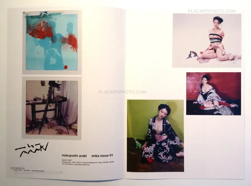 Nobuyoshi Araki – Imka Magazine vol.1,2,3 (Signed)