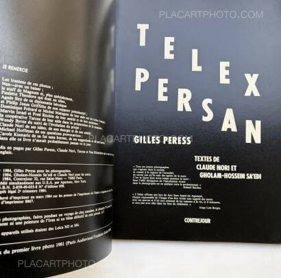 Gilles Peress,Telex Persan