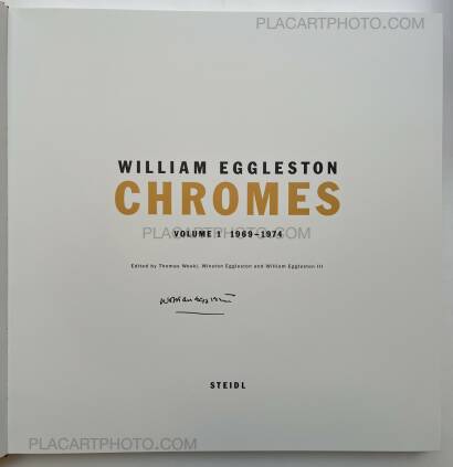William Eggleston,William Eggleston: Chromes (SIGNED)